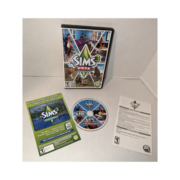Sims Starter Pack & The Sims 3 Pets Expansion Pack Like New Complete Windows PC - Picture 10 of 15